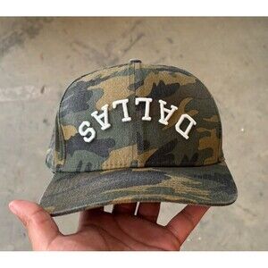 TRUE BRVND Brand Camo Adjustable Snapback Hat Cap